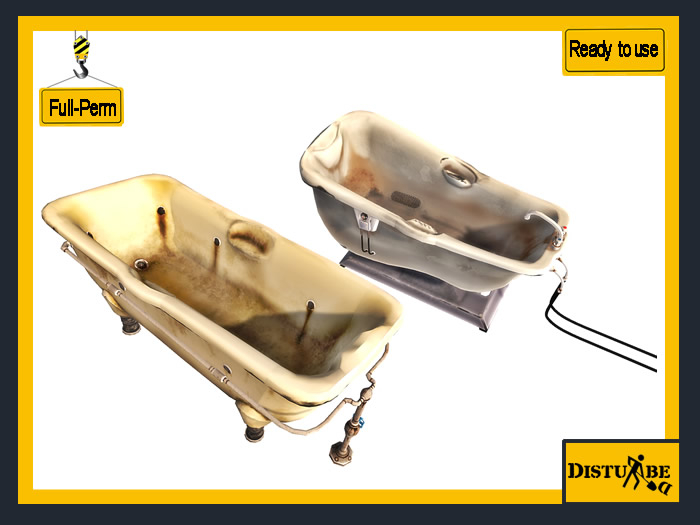 Second Life Marketplace DisturbeD Horror Hospital Hydrotherapy